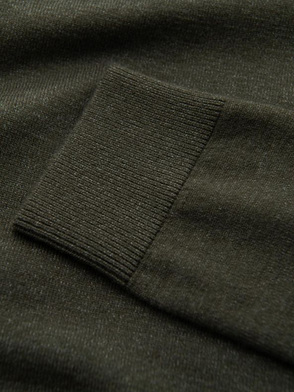 Ombre Clothing Мъжка трикотажна жилетка с вискоза - тъмно сиво V5 OM-SWTN-0127 Ombre Clothing