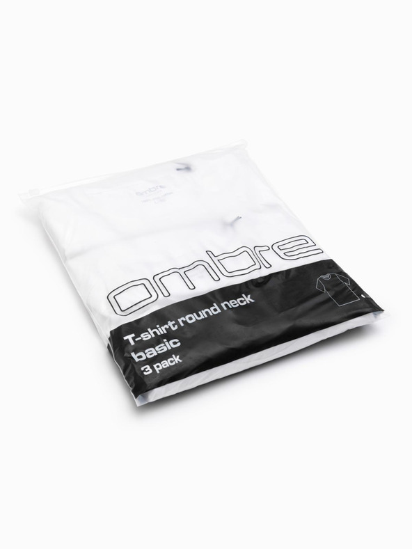 Ombre Clothing Мъжка тениска без щампа - микс 3 бр Z29 Ombre Clothing