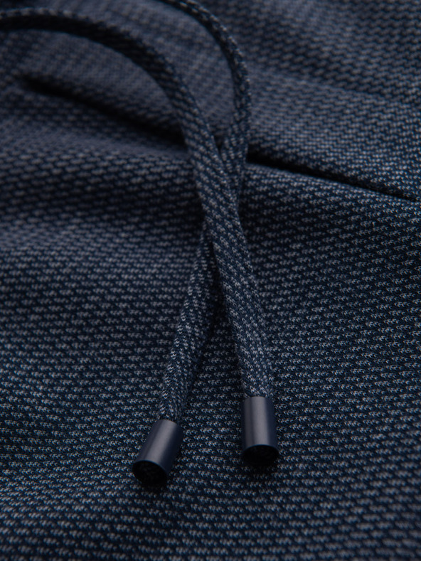 Ombre Clothing Мъжки структурирани плетени шорти с еластична талия Ombre Clothing