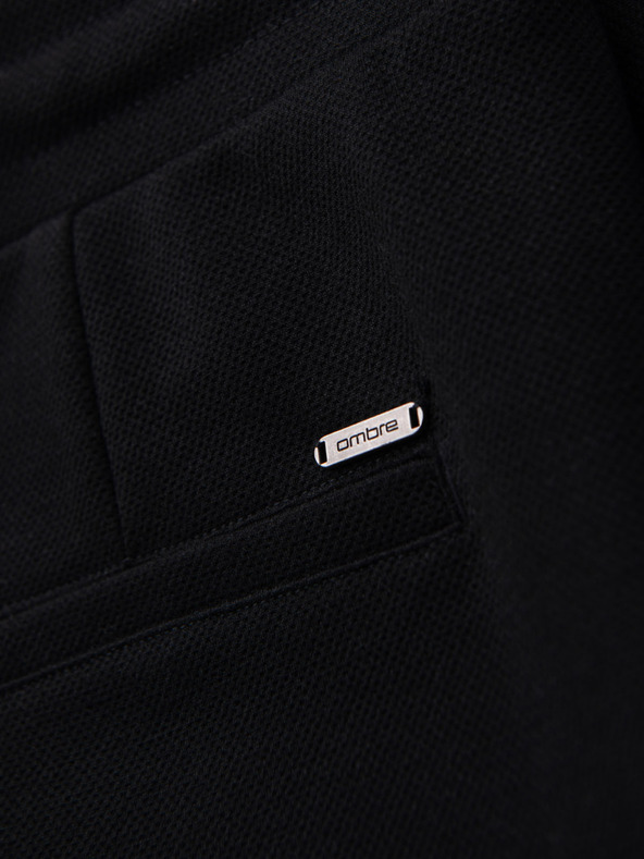 Ombre Clothing Мъжки плетени шорти с подгънати крачоли Ombre Clothing