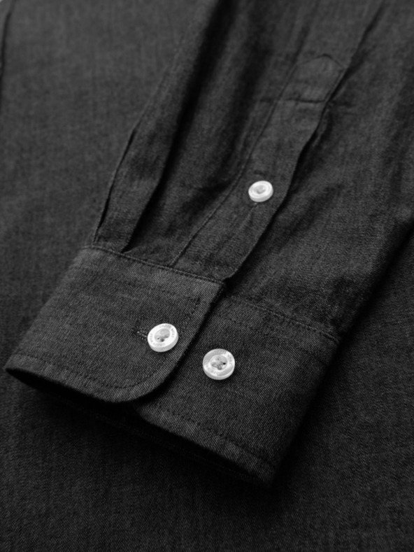 Ombre Clothing Мъжка дънкова риза с бродирана джоб Ombre Clothing