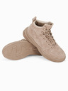 Ombre Clothing Бежови мъжки зимни обувки планински T380