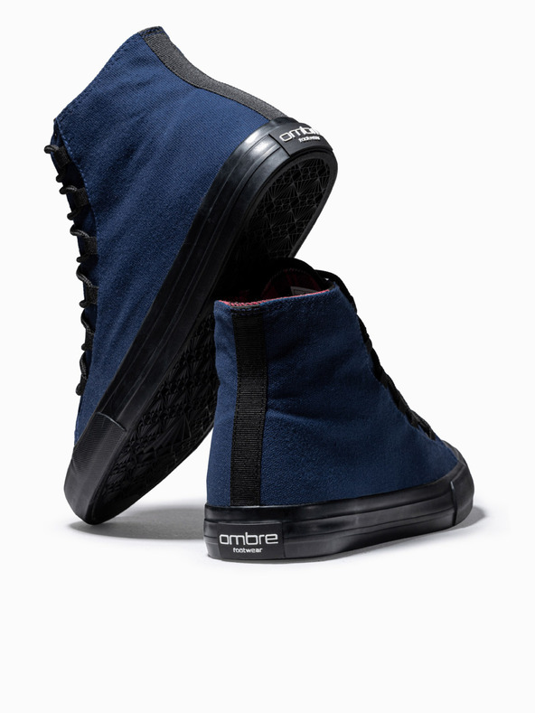 Ombre Clothing Черно-сини мъжки маратонки Ombre Clothing T378