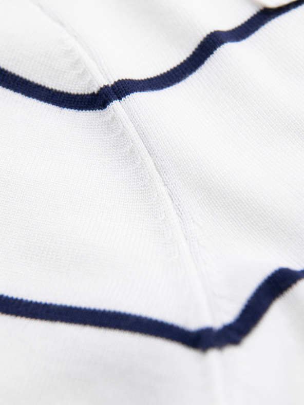 Ombre Clothing Мъжка поло риза от вискоза с хоризонтални ивици Ombre Clothing