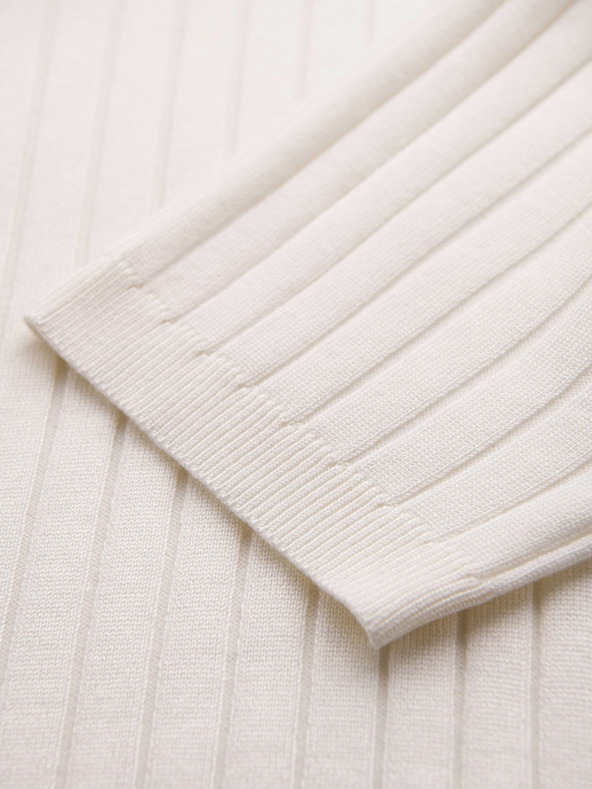 Ombre Clothing Мъжка slim fit поло риза от вискоза с вертикални ивици Ombre Clothing