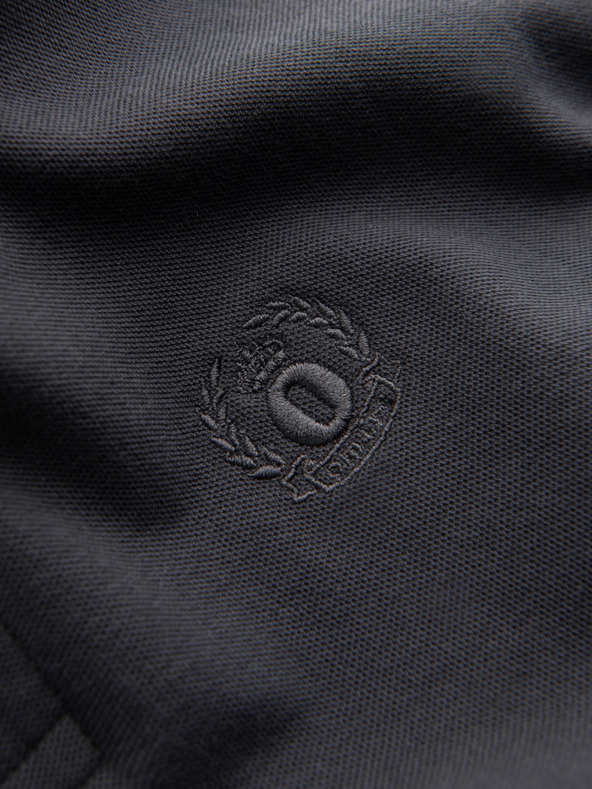 Ombre Clothing Сива мъжка основна поло тениска Ombre Clothing