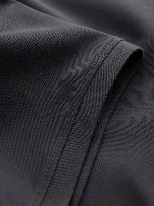 Ombre Clothing Сива мъжка основна поло тениска Ombre Clothing