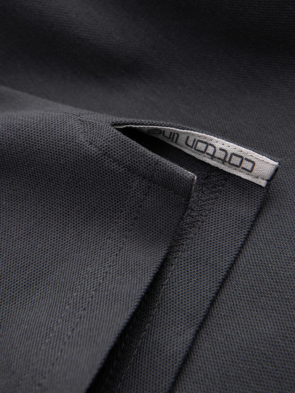 Ombre Clothing Сива мъжка основна поло тениска Ombre Clothing