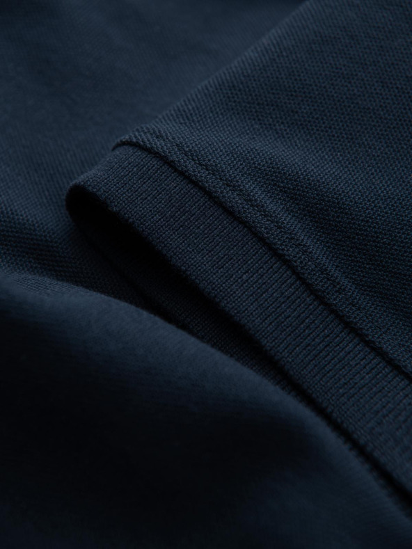 Ombre Clothing Тъмно синьо мъжко основно поло Ombre Clothing