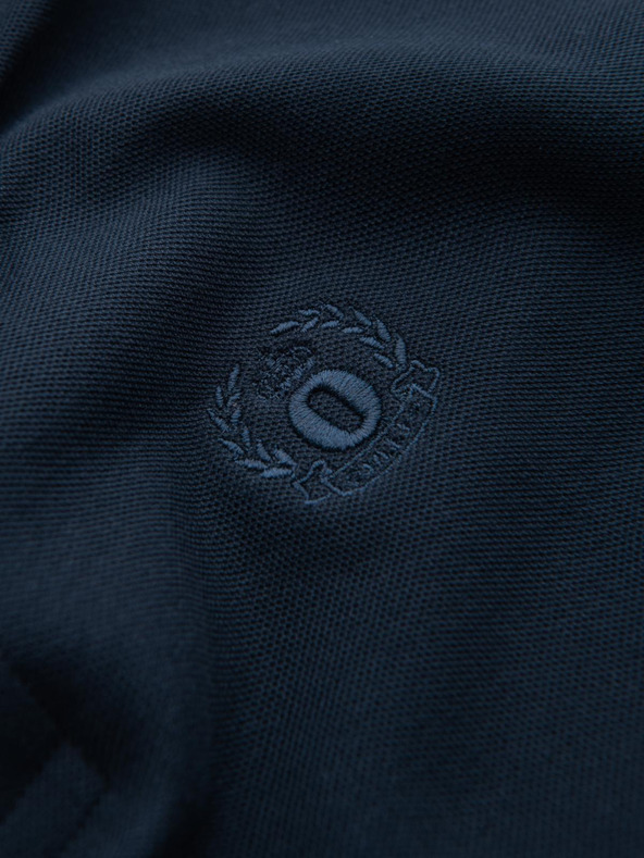 Ombre Clothing Тъмно синьо мъжко основно поло Ombre Clothing