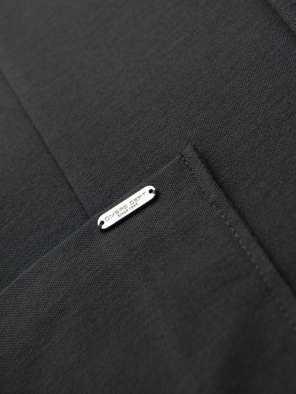 Ombre Clothing Мъжко сиво сако SLIM от фино структуриран плат