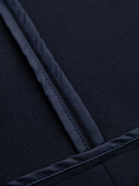 Ombre Clothing Мъжко тъмносиньо сако SLIM от фино структуриран плат