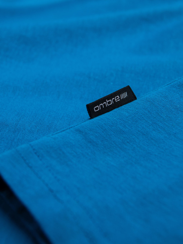 Ombre Clothing Мъжка класическа памучна тениска BASIC Ombre Clothing