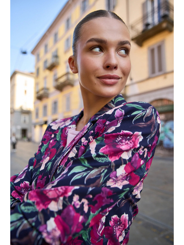 Moodo Синя флорална сако Moodo