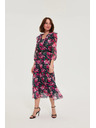 Moodo Тъмносини цветни рокли Moodo