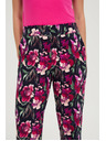 Moodo Панталони с цветя тъмносини Moodo