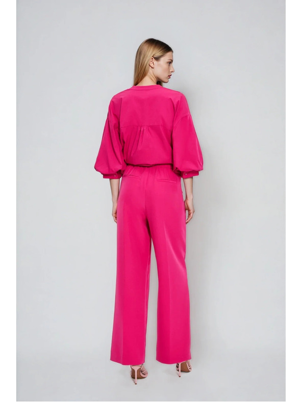 Moodo Панталони с подбор розови Moodo