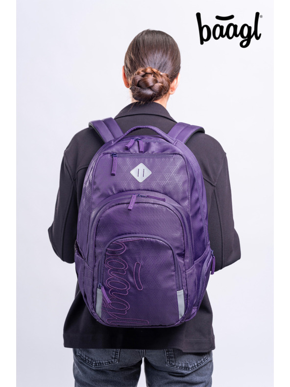 BAAGL  BAAGL Училищна раница Coolmate Plum