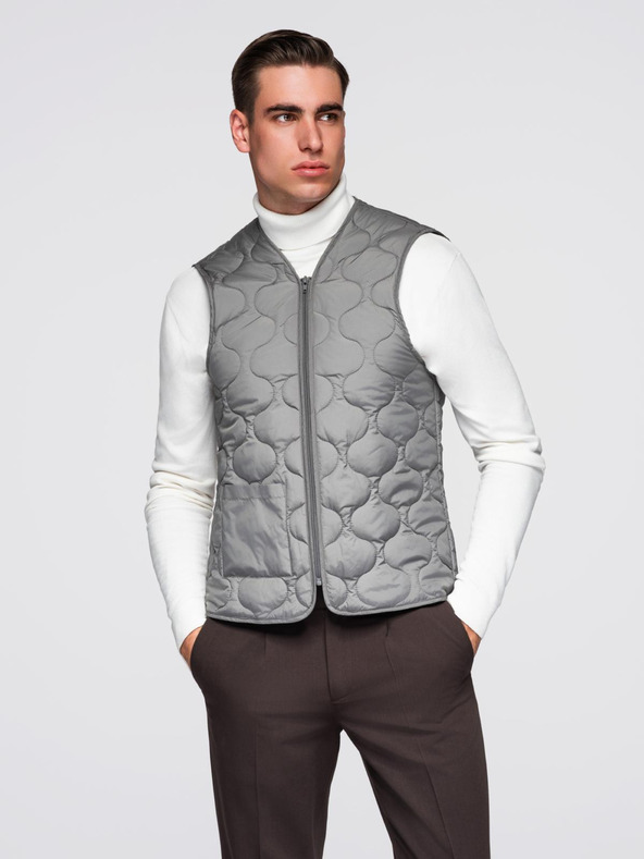 Ombre Clothing Мъжко дълго едноредно палто с яка и долна наметка - черно V1 OM-COWC-0135 Ombre Clothing