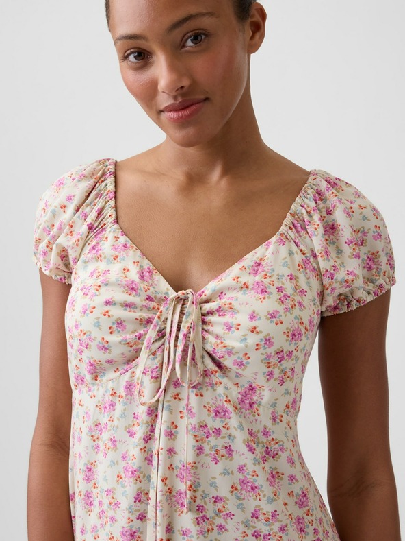 GAP Миди рокля с цветя GAP