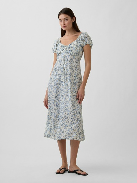 GAP Миди рокля с цветя GAP