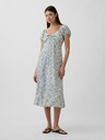 GAP Миди рокля с цветя GAP