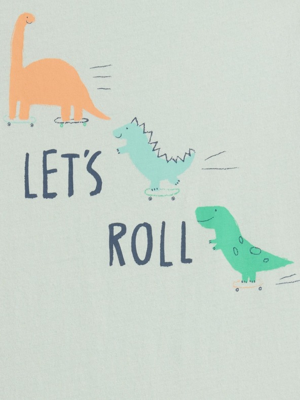 GAP Бебешко боди с принт GAP