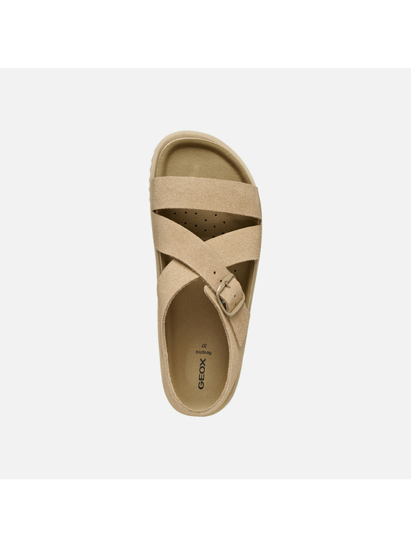 Geox Бежови дамски сандали Geox Sandybett