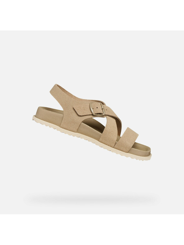 Geox Бежови дамски сандали Geox Sandybett