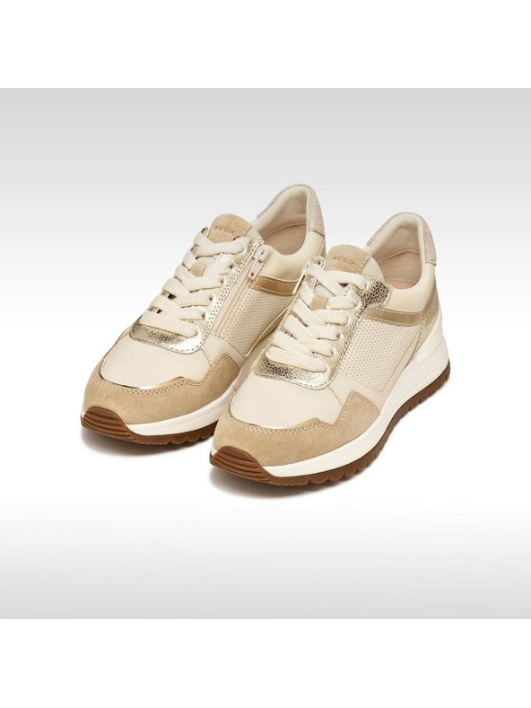 Geox Бежови дамски маратонки Geox Desya