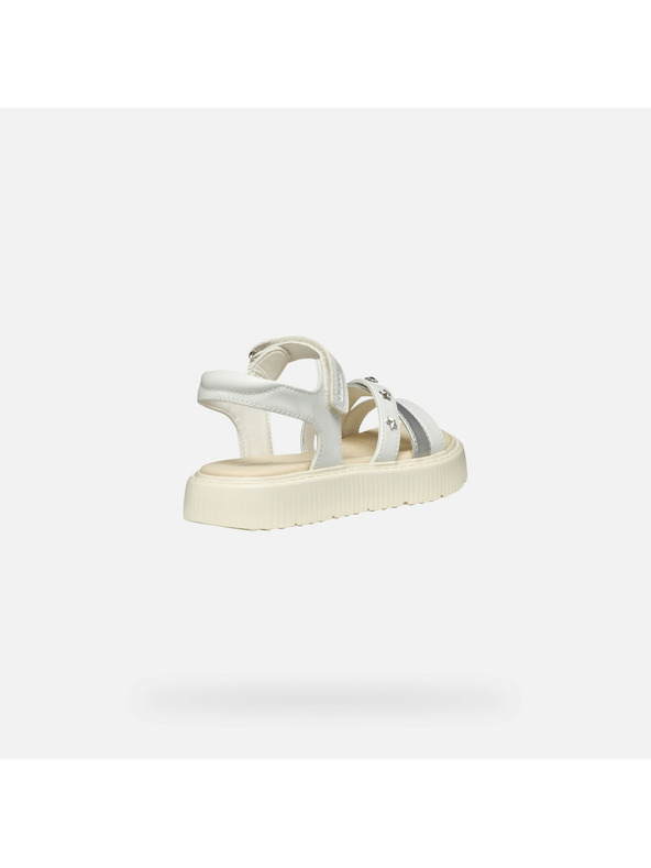 Geox Бели детски сандали Geox Sandal Kodette Gir