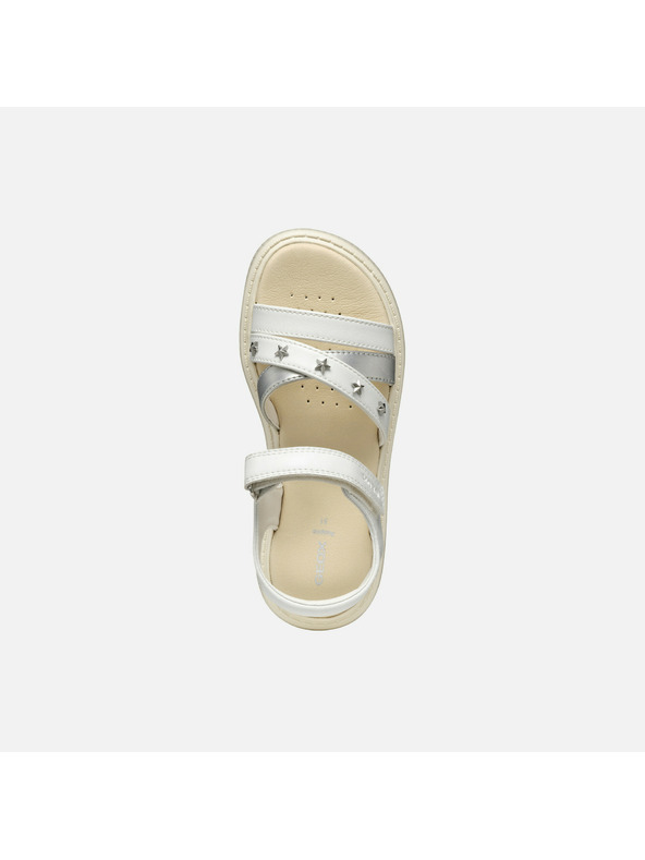 Geox Бели детски сандали Geox Sandal Kodette Gir