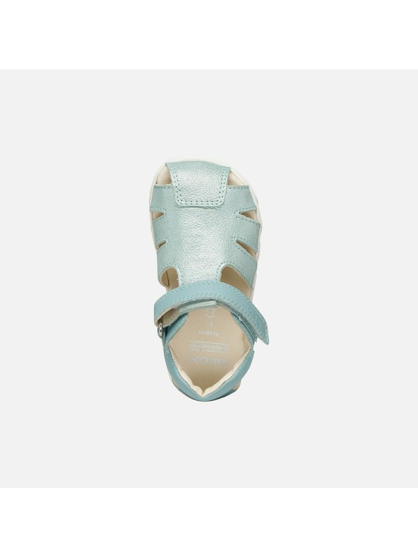 Geox Тюркоазни детски босоноги сандали Geox Sandal Steppieup G