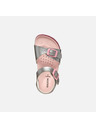 Geox Сребристи детски сандали Geox Adriel Girl
