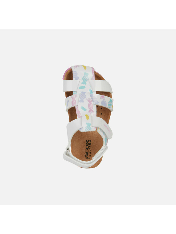 Geox Бели детски сандали Geox Sandal Chalki