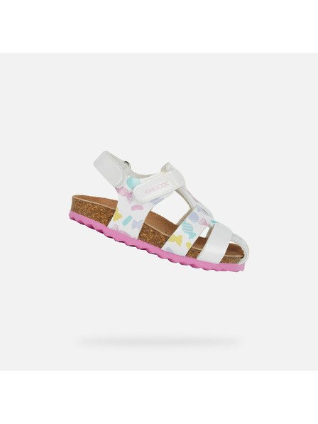 Geox Бели детски сандали Geox Sandal Chalki