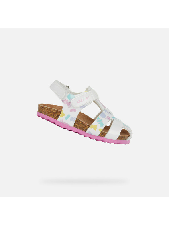Geox Бели детски сандали Geox Sandal Chalki