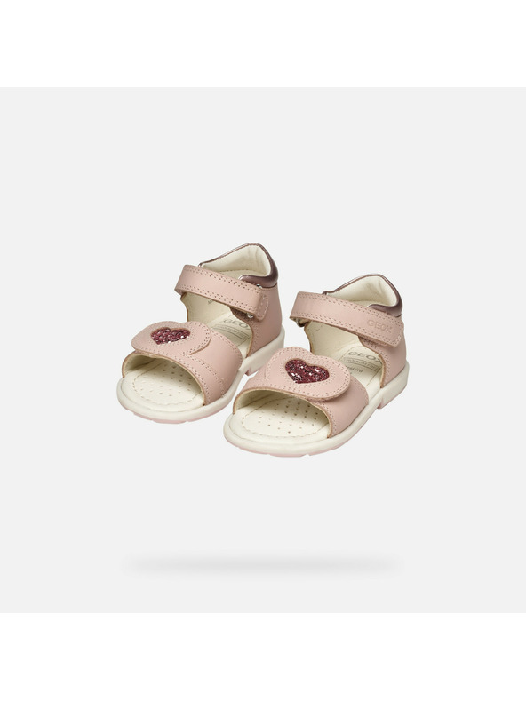 Geox Светлорозови детски сандали Geox Verred