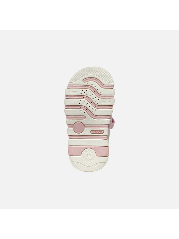 Geox Сребристи детски босоноги сандали Geox Sandal Iupidoo Gir