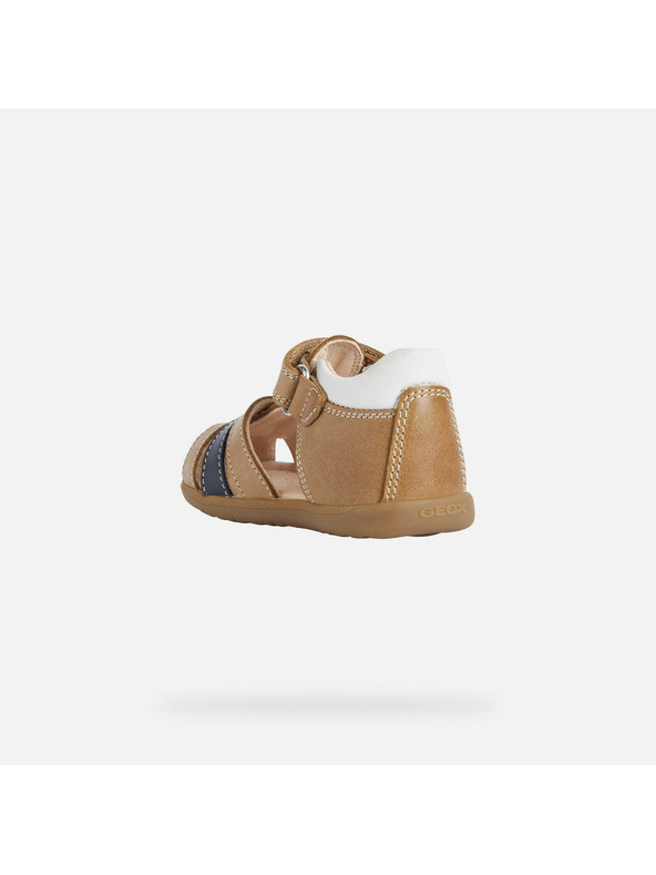 Geox Кафяви детски сандали Geox Sandal Macchia