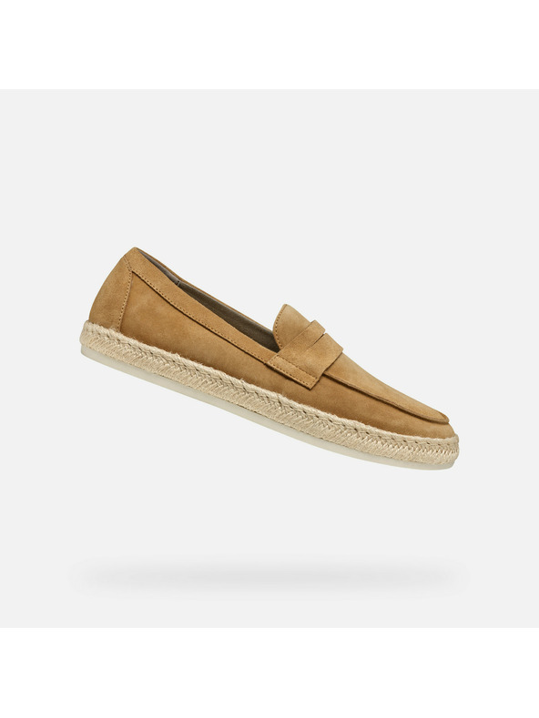 Geox Бежови мъжки мокасини Geox Costuni