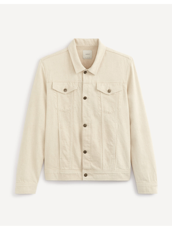 Celio Кремаво дънково яке Celio Arucha