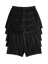Marks & Spencer Памучни боксерки от трико с технология Cool & Fresh™, 5 броя Marks & Spencer черни