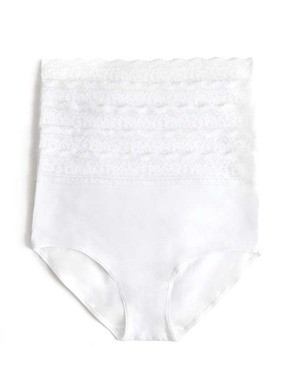 Marks & Spencer Комплект от пет дамски чинота с дантелени детайли в бяло Marks & Spencer