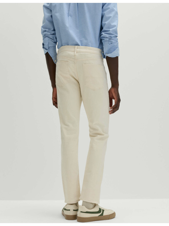 Marks & Spencer Разтегателни дънки с вталена кройка Marks & Spencer в бяло