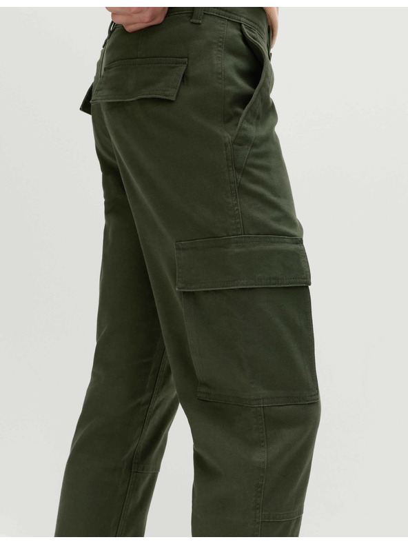 Marks & Spencer Разтегателен панталон с джобове, леко заострена кройка Marks & Spencer зелен