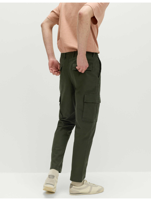 Marks & Spencer Разтегателен панталон с джобове, леко заострена кройка Marks & Spencer зелен