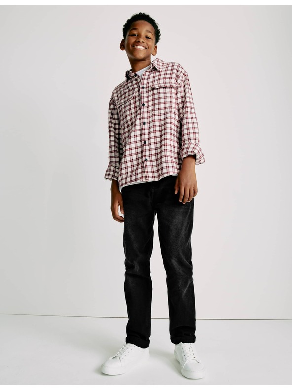 Marks & Spencer Свободни дънки от чист памук (6–16 години) Marks & Spencer черна