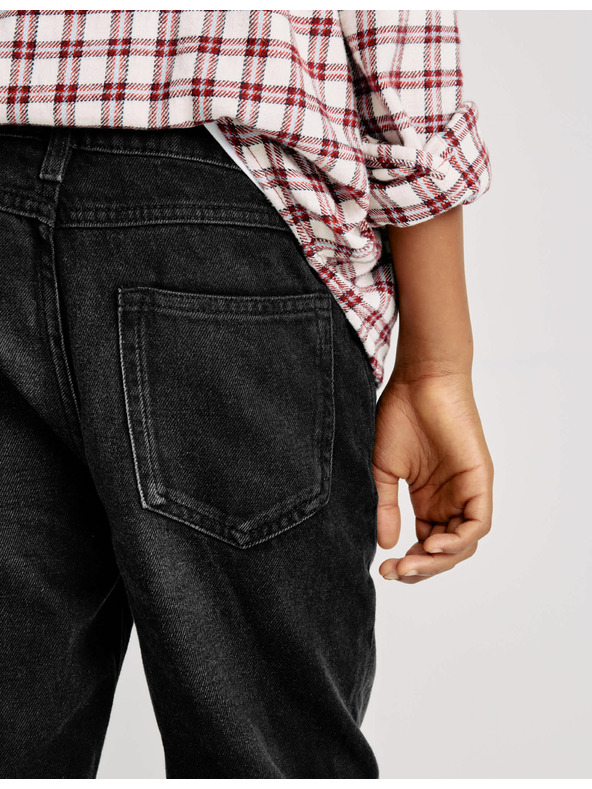 Marks & Spencer Свободни дънки от чист памук (6–16 години) Marks & Spencer черна