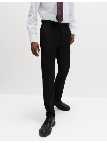 Marks & Spencer Костюмени панталони с класически крой Marks & Spencer черна